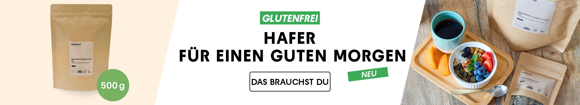 Glutenfreie Haferflocken Bio